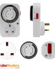 Morris 24 Hour Mechanical Timer Plug For Heater