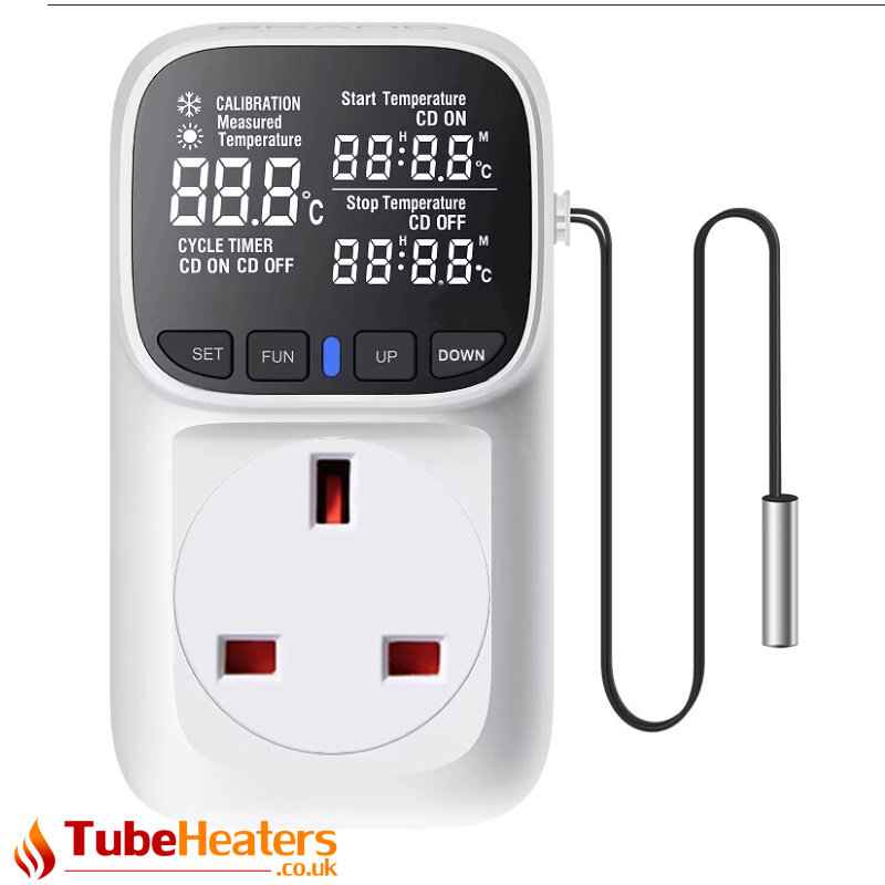 Morris Digital Plug in Thermostat For Tube Heater