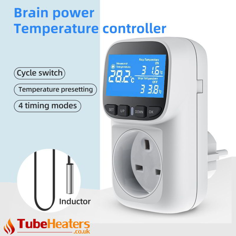 Morris Digital Plug in Thermostat For Tube Heater