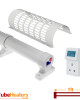 Morris 1ft Tube Heater with a Guard and a Digital Thermostat Set