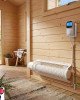 Morris 1ft Tube Heater with a Guard and a Digital Thermostat Set