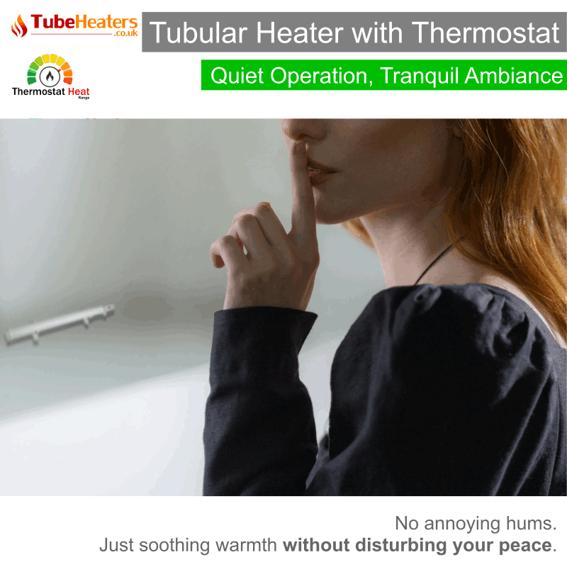 Morris 3ft Tube Heater With Thermostat - Slimline 135 Watts - Thermostat Heat Range
